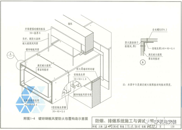 防排烟风管做法的参考意见汇总!